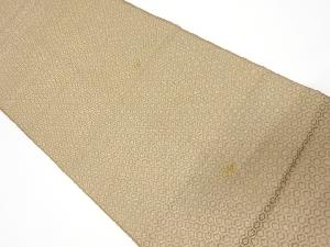 アンティーク　亀甲模様織出し袋帯（材料）